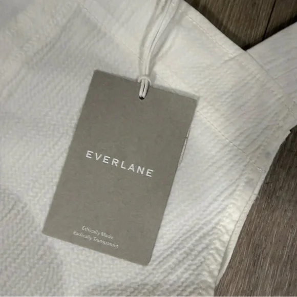 Everlane Off-White Textured Sleeveless Dress - Picture 3 of 7